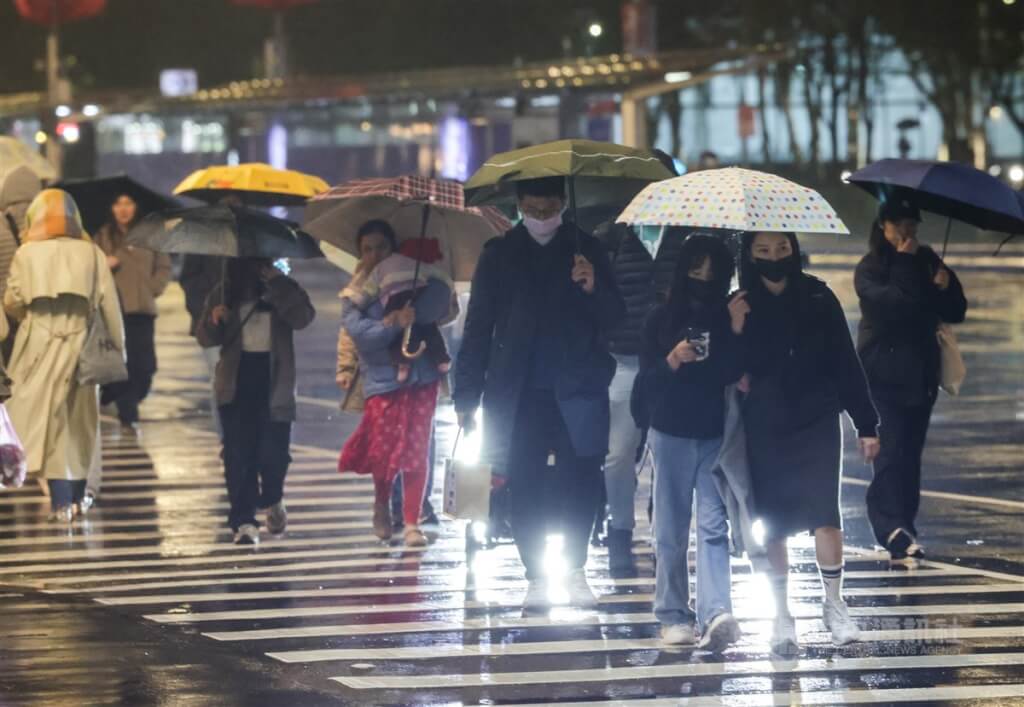 週三最強降雨日來臨！台灣各地降雨加劇，6日起冷氣團降溫